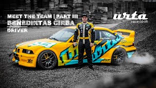 Meet the team. Benediktas Čirba - nuo slalomo iki drifto čempiono | URTA DRIFT