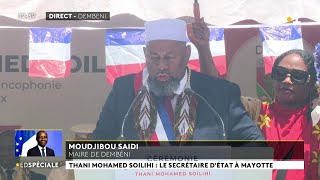 Prise de parole de Moudjibou Saidi maire de Dembeni