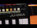 roland ju 06a boutique juno synth module overview u0026 demo