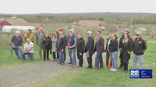 State officials visit Cold Spring Orchard in Belchertown