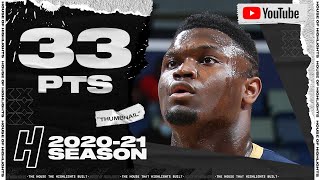 Zion Williamson 33 Points Full Highlights vs Nets | April 20, 2021 | 2020-21 NBA Season