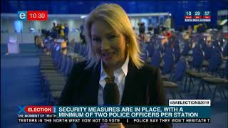 Annika Larsen live from IEC's Results Operations Centre