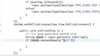 Android Application Development Tutorial 028 Comparing Strings with else if