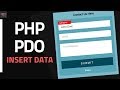 How To Insert Data Into MySQL using PHP | PDO