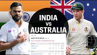 India vs Australia Live || 1st Test || DAY 2 || IND vs AUS 2020 Live Score || IND VS AUS Live