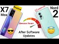 OnePlus Nord 2 vs Realme X7 Max speedtest, ram management after software updates🔥🔥