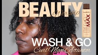 2019 Natural Hair Update | Wash and Go with Lustrasilk Curl Max Activator and Moisturizer