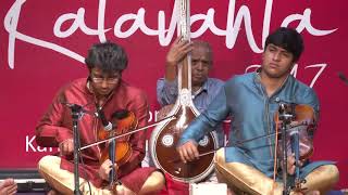 Kalavanta 2017 - Violin Duet Concert by Tejas Manjunath \u0026 Pranav Manjunath (Karnataka)