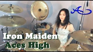 Iron Maiden - Aces High drum cover by Ami Kim (#20)