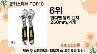 오늘은 뭘살까? 몽키스페너 추천 Top10 ll 가격 평점 후기 비교