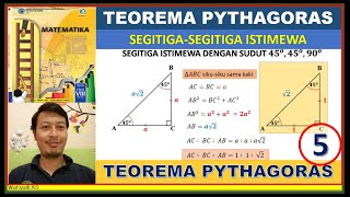 PERBANDINGAN SISI SEGITIGA SIKU-SIKU - TEOREMA PYTHAGORAS (5) - MATEMATIKA SMP KELAS 8