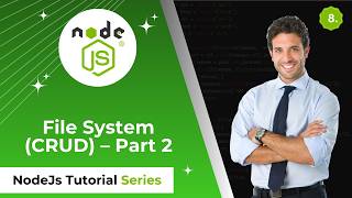 🔥 Node.js Tutorial #8 | File System (CRUD) – Part 2: Update & Delete