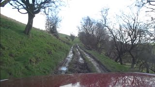 Cefn y Braich  | Lower Ceiriog Trail | March 24th | Wet \u0026 Muddy | Green lanes in a Suzuki Jimny