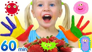 ¡Lávate las Manos! | Hábitos Saludables Para Niños + otras Canciones Infantiles con Katya y Dima