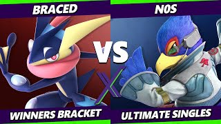 S@X 524 - Braced (Greninja) Vs. N0S (Falco) Smash Ultimate - SSBU