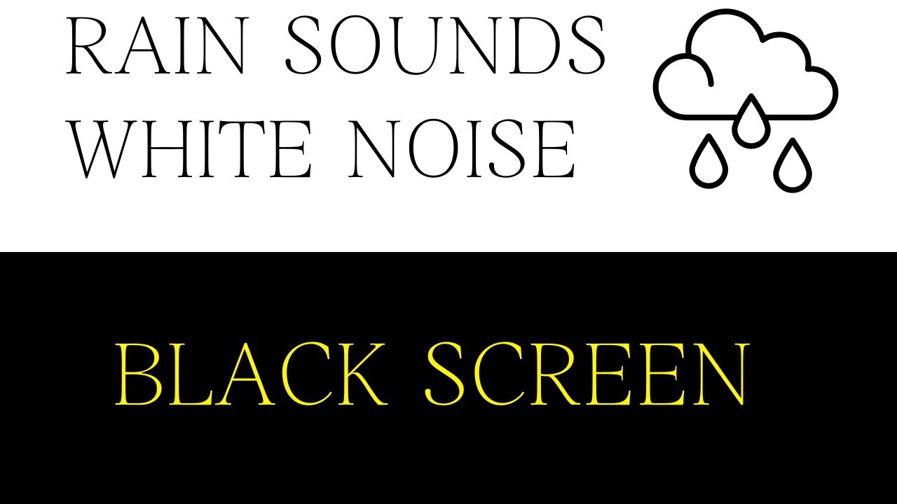 Rain Sounds For Sleep Work Study Youtube