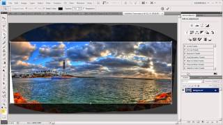Process HDR Panorama Photo Using Photomatix and Photoshop