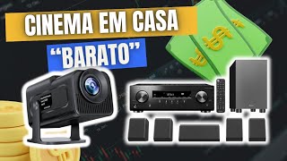 😎Quer ter a primeira experiência de cinema em casa sem gastar muito? 💲Montei três sistemas pra você!