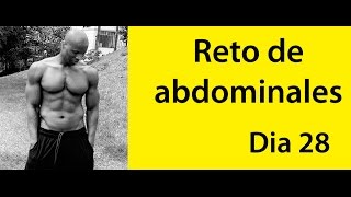 ABDOMINALES EN 30 DIAS ( RETO DIA 28)