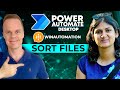 How to sort files in WinAutomation - Full Tutorial with Minal Gupta