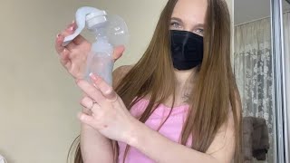 【pigeon搾乳機/Breast Pump Tutorial】手動搾乳機の使い方講座　みあ先生♡