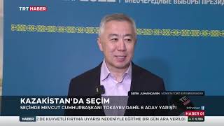 Kazakistan'da Seçim. TRT Haber 21.11.2022