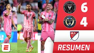 FIESTA DE GOLES. INTER MIAMI GOLEA a PHILADELPHIA UNION. HAT TRICK de SUÁREZ y gol de DE PAUL | MLS