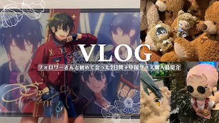 [ あんスタ vlog ] 社会人オタク、フォロワーさんとオタ活をする/ 中国グッズ購入品紹介🥀