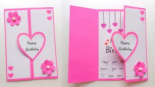 Easy Beautiful Birthday Special Card 😍 • Handmade Greeting Card • Easy Birthday Card Tutorial Video