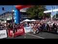 Cadel Evans arrives at the start line - 2015 Santos Tour Down Under