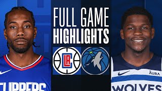 CLIPPERS at TIMBERWOLVES | FULL GAME HIGHLIGHTS | January 14, 2024