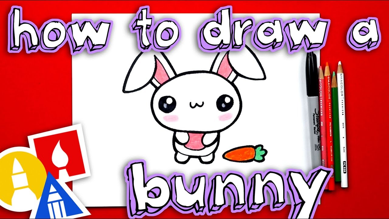 How To Draw The Cutest Easter Bunny Youtube