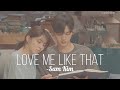 Nevertheless OST- Love Me Like That | Sam Kim (Lyrics)