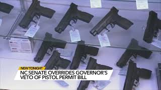 NC Senate overrides NC Governor Roy Cooper's gun-bill veto