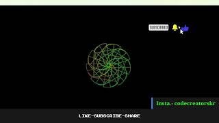 Python Turtle Graphics-13 | Cool Shape Drawing |Python Turtle Video🔥|#python #codecreatorskr #shorts