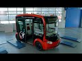 mobileye drive powers the i cristal electric shuttle