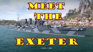 Meet The Exeter! Tier 5 British Cruiser! (World of Warships Legends Xbox One X) 4k