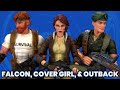 G.I.Joe Cover Girl, Falcon, and Outback Hasbro Classified Series Action Figure Rundown