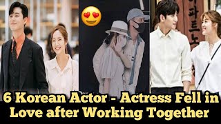 6 Korean Actor - Actress Fell in Love after Working Together | korean couples | korean drama 2021 |