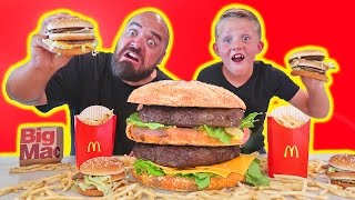 Most Expensive Giant McDonalds Big Mac vs Real Hamburger DIY