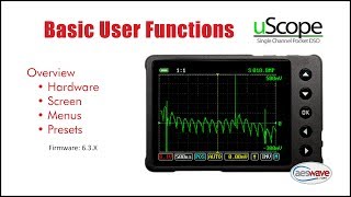 uScope - Basic User Functions