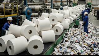 From Waste Paper to Soft Toilet Paper | Complete Factory Process