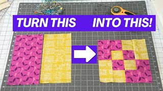 How to Sew a Disappearing 4-Patch Quilt Block