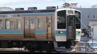 211系ナノN303編成構内試運転　長野総合車両センター