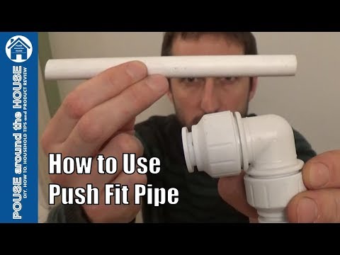 How to use push fit pipe. Push fit plastic plumbing tutorial. JG Speedfit How to use push fit pipe. Push fit plastic plumbing tutorial. JG Speedfit