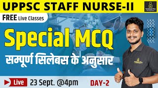 UPPSC Staff Nurse -II | Special Class | Nursing Subject | Most Important Questions | Girvar Sir