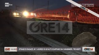 Strage di ragazzi, a bordo di un'auto scappano dai carabinieri, tre morti - Ore 14 del 12/12/2022