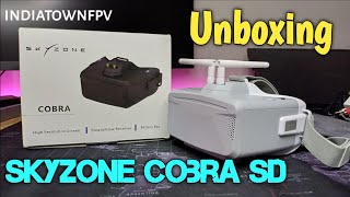 Unboxing skyzone cobra SD goggles | Best analog goggles | #indiatownfpv #fpv #fpvdrone #unboxing