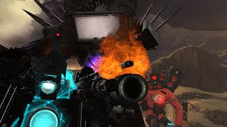 What if UTTVM saved both Titans in skibidi toilet 74?