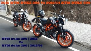 2015 KTM duke 390 vs 2013/2014 KTM duke 390 | review